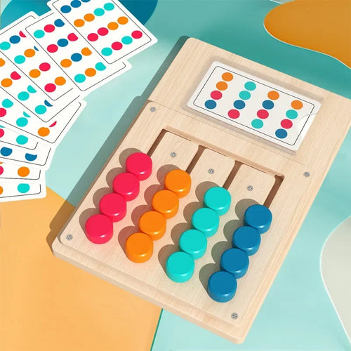 Planche de jeu d'apprentissage Cognitif en bois