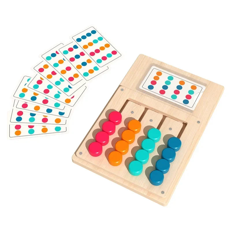 Planche de jeu d'apprentissage Cognitif en bois