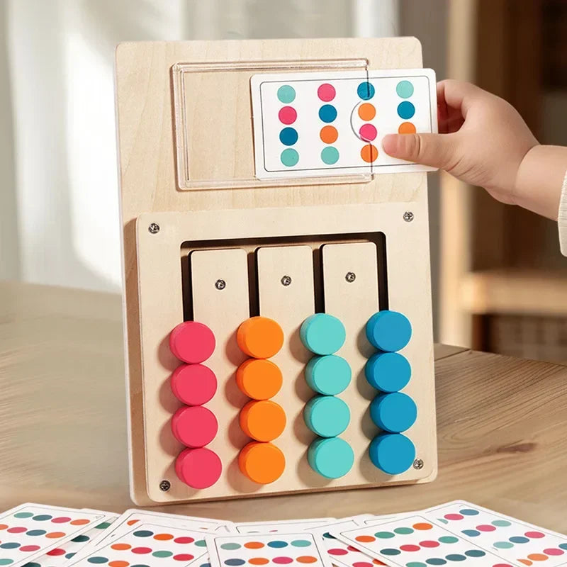 Planche de jeu d'apprentissage Cognitif en bois