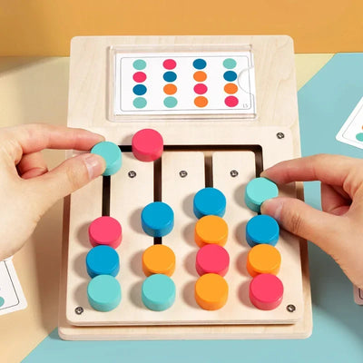 Planche de jeu d'apprentissage Cognitif en bois