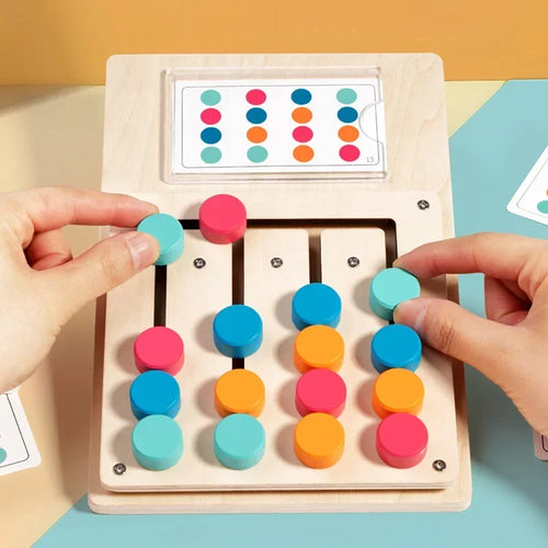 Planche de jeu d'apprentissage Cognitif en bois